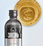 Водка "Зверь", производимая компанией "Ладога", собрала несколько высоких наград на ПРОДЭКСПО-2014